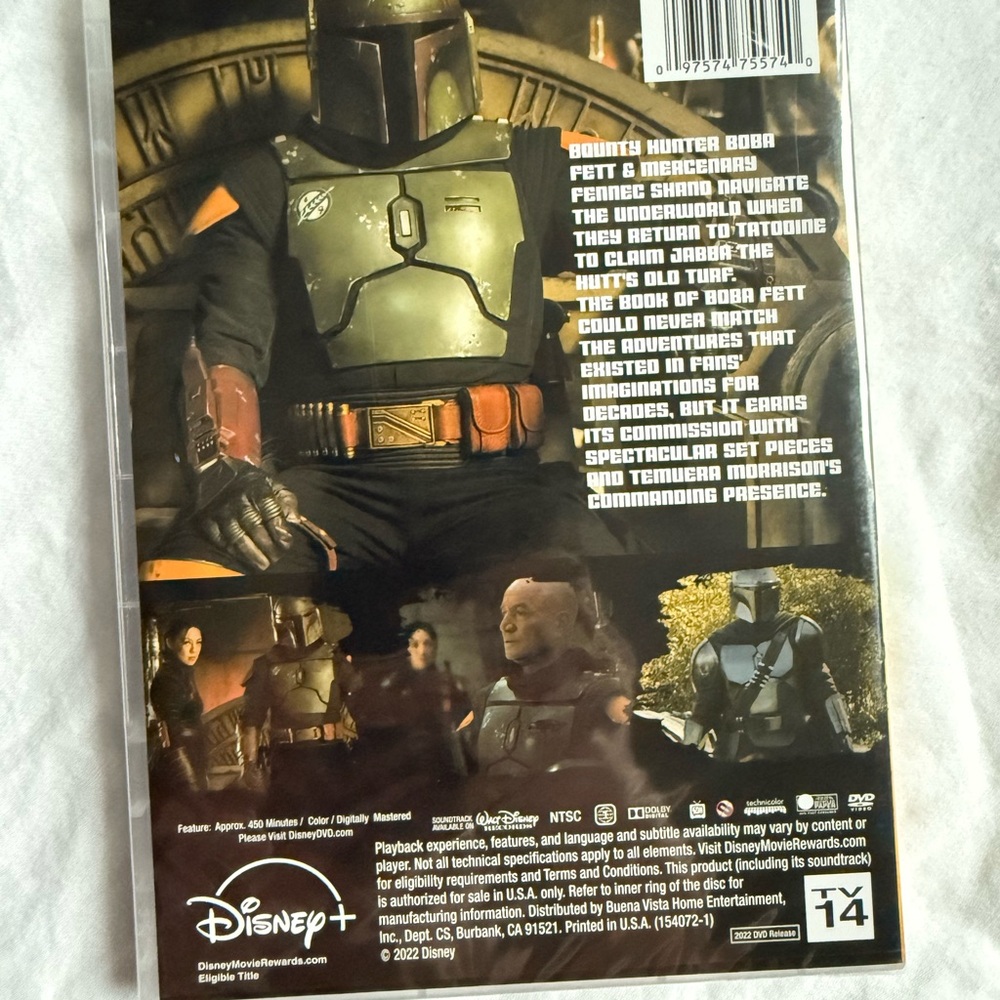Star Wars Book of Boba Fett Season 1 (DVD) New sealed - Picture 3 of 3